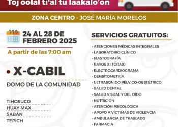 Estarán Caravanas “Salud para Todos” en Othón P. Blanco, José María Morelos y Solidaridad