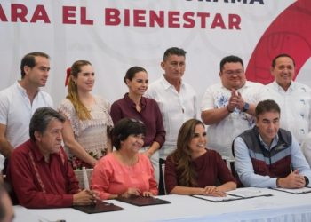 Firma Mara Lezama Programa Vivienda para el Bienestar con Edna Vega, con meta de 2 mil 600 viviendas para la prosperidad de familias quintanarroenses