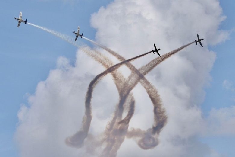 Celebración del 110 aniversario de las Fuerzas Aérea Mexicana e inauguración de la base aérea militar de Tulum No. 20, encabezada por la presidenta Claudia Sheinbaum (Foto de El Universal)