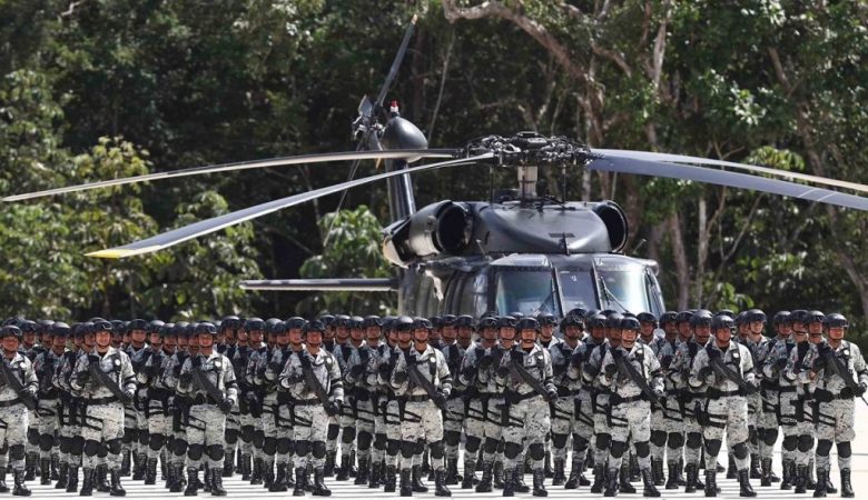 Celebración del 110 aniversario de las Fuerzas Aérea Mexicana e inauguración de la base aérea militar de Tulum No. 20, encabezada por la presidenta Claudia Sheinbaum (Foto de El Universal)