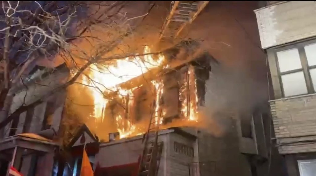 Incendio en Nueva York