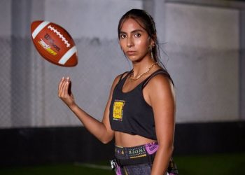La mexicana Diana Flores, orgullosa de ser símbolo de flag football para JJ.OO. de 2028