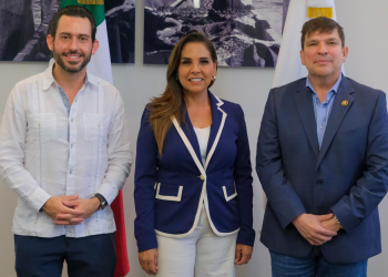 «Mara Lezama se reúne con Vicente González para fortalecer el turismo y la inversión en Quintana Roo»