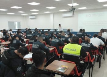 Mantiene SESESC constante capacitación a elementos municipales de Seguridad Ciudadana