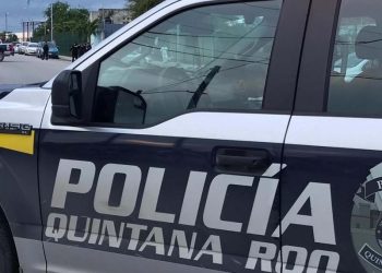 Movilización policíaca en Cancún por disparos en la avenida Bonampak