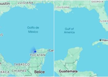 Oficial: Google Maps llama Golfo de América al Golfo de México