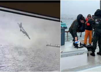 Pilotos sobreviven a un accidente ya que lograron eyectarse a tiempo