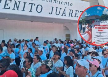 Protesta en Cancún: maestros de Quintana Roo llaman a paro laboral