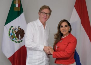 Se reúne Mara Lezama con embajador de los Países Bajos a fin de fortalecer proyectos de protección ambiental en Quintana Roo