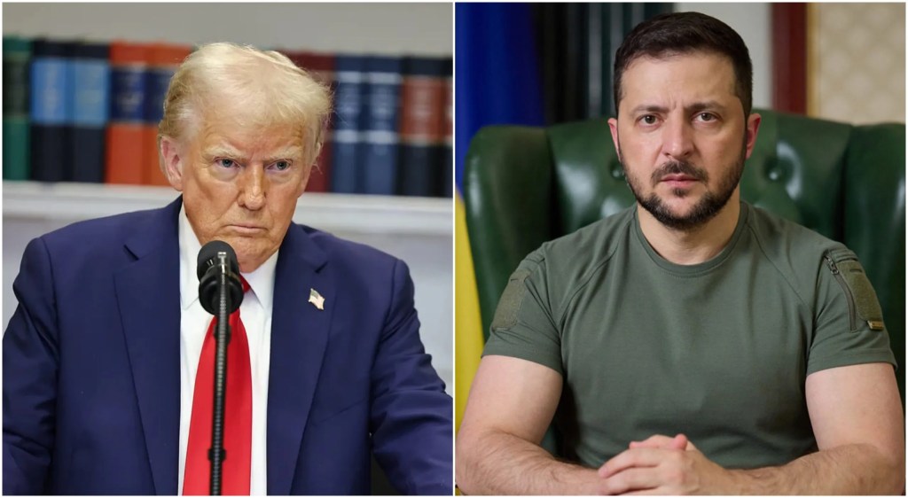 Donald Trump calificó a Volodímir Zelensky de "dictador" y cuestionó el apoyo financiero de Estados Unidos a Ucrania.