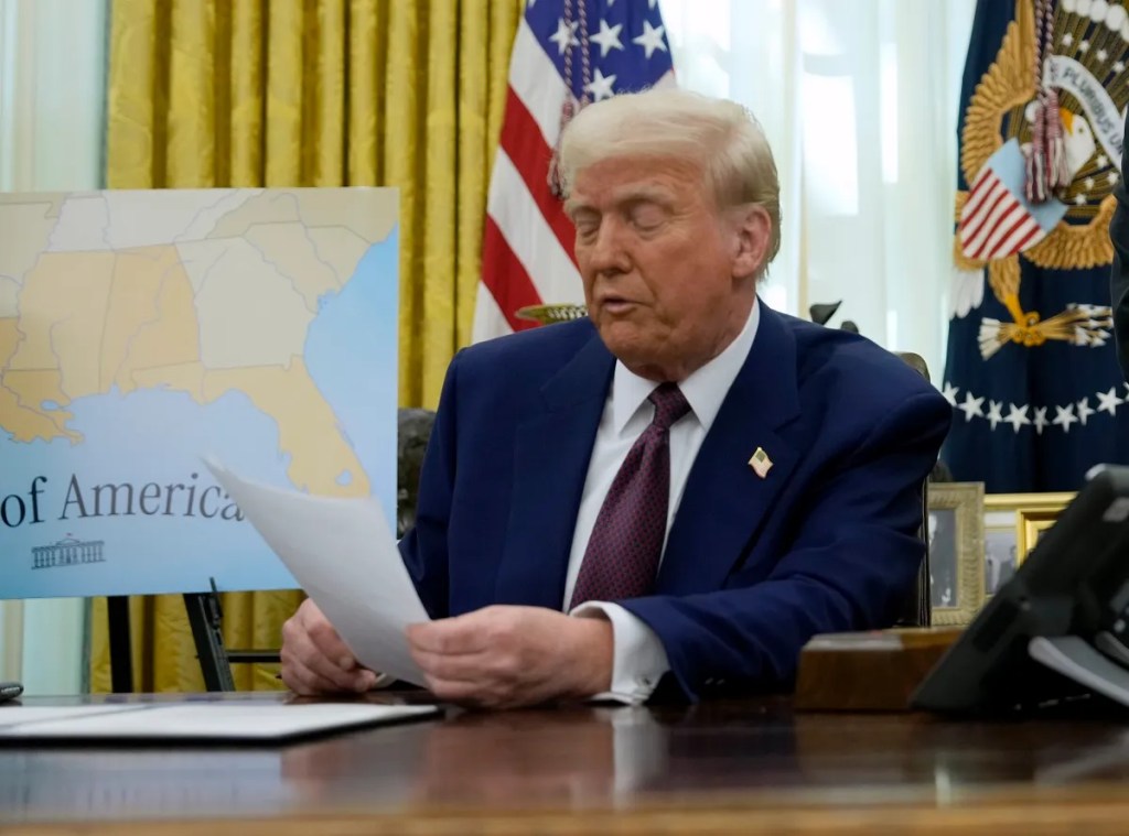 El presidente de Estados Unidos, Donald Trump, anunció nueva ronda de aranceles (Foto de AP)