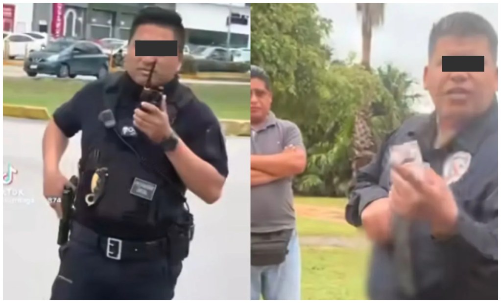 Vídeo viral muestra a policías de Cancún parar a escolta agentes de CDMX por maniobra sospechosa en avenida Bonampak