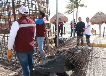 «Gobierno de BJ desmantela estructura irregular en Puerto Juárez»