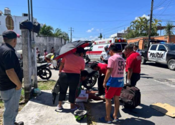 choque motociclistas Chetumal