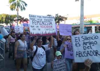marcha feminista Chetumal
