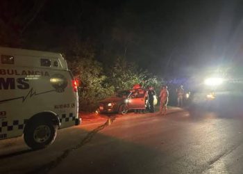 accidente glorieta del Mestizaje