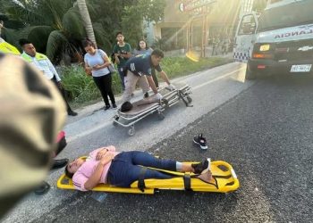accidente moto Chetumal