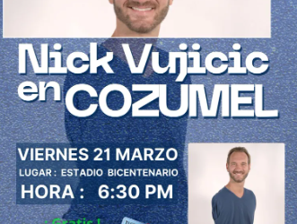 Nick Vujicic Cozumel
