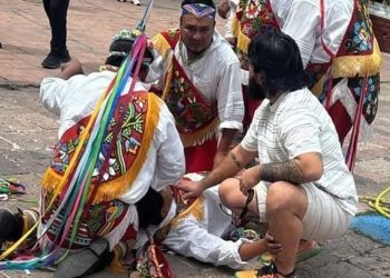 caída de volador en Xochimilco