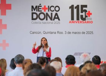 Arranca Mara Lezama colecta anual de Cruz Roja y exhorta a las ciudadanas y ciudadanos a contribuir con sus aportaciones