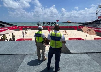Gobierno de Playa del Carmen implementa operativo de seguridad por el Mundial de Voleibol de Playa