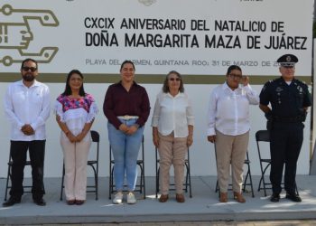 Gobierno de Playa del Carmen rinde homenaje a Margarita Maza de Juárez, en el 199 aniversario de su natalicio