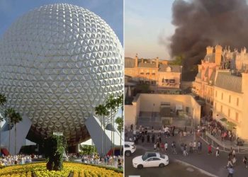 Incendio en el parque EPCOT de Disney World | Vídeo