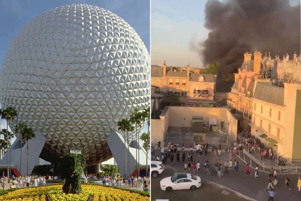 Se registra incendio en el parque EPCOT de Disney World, en Florida; bomberos arribaron al pabellón de Francia