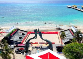 Mara Lezama da bienvenida a Selección Mexicana del “Tour Mundial de Voleibol de Playa Elite 16” en Playa del Carmen