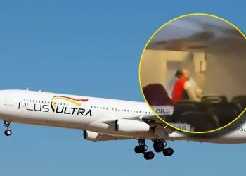 Pasajero causa incidente en vuelo de Madrid a Caracas; una persona resulta lesionada