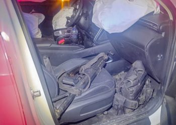 «Guardia Nacional intercepta vehículo con armamento tras persecución en Guanajuato»