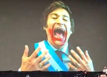 Polémica en Lollapalooza: Dum Chica y el video de la cabeza de Milei