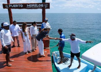 Puerto Morelos recupera su muelle de pescadores; Mara Lezama entrega nueva infraestructura para bienestar de las y los portomorelenses