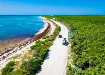 Rehabilita FPMC el camino de acceso a Punta Sur para mejorar la experiencia turística