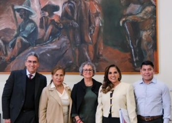 Revisa Mara Lezama proyectos de Quintana Roo con la subsecretaria de Egresos de la SHCP, Bertha Gómez Castro