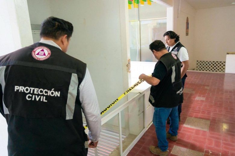 Dos heridos fue el saldo del desplome de un elevador en el Palacio Municipal de Cozumel