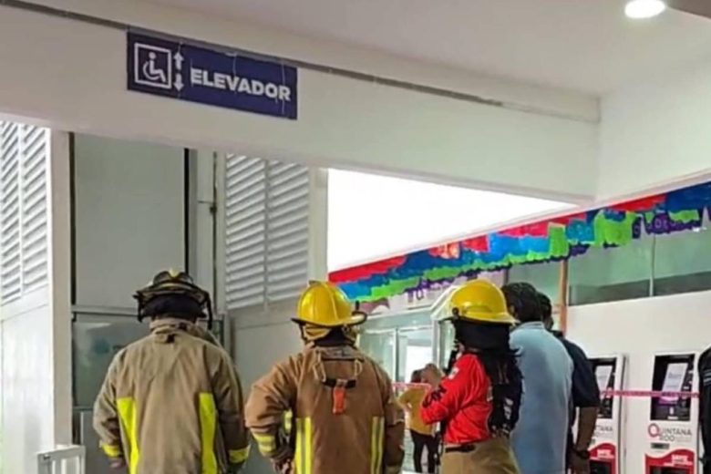 Dos heridos fue el saldo del desplome de un elevador en el Palacio Municipal de Cozumel