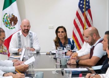 Se reúne Mara Lezama con el Cónsul de EE.UU Justen A. Thomas para fortalecer la inversión y el turismo en Quintana Roo