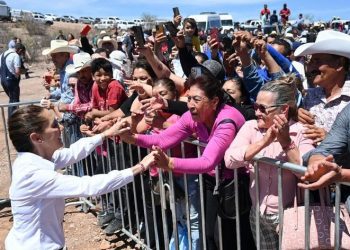 «Claudia Sheinbaum da inicio a la carretera Bavispe-Nuevo Casas Grandes: uniendo Sonora y Chihuahua»