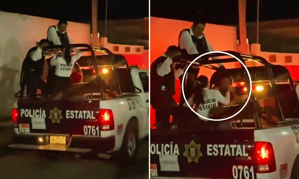 El vídeo de una policía que cachetea a mujer detenida estando esposada, en Campeche, indigna a ciudadanos y piden explicación a la autoridad