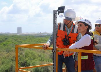 «ANA PATY PERALTA SUPERVISA AVANCE DEL 76% EN LA OBRA DEL PUENTE NICHUPTÉ»