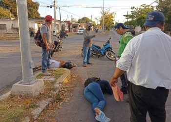 motociclistas atropelladas CHETUMAL