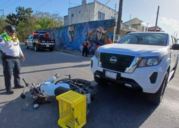 accidente vial en Chetumal