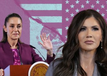 «Sheinbaum niega acuerdo con Kristi Noem sobre datos biométricos»