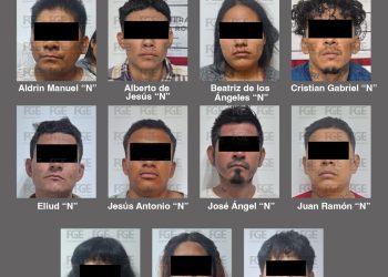 «FGE logra vinculación a proceso de 11 implicados en homicidio calificado en Benito Juárez»