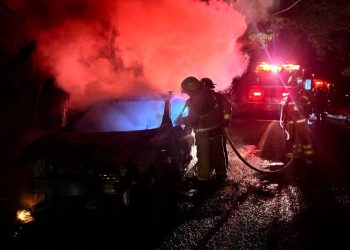 vehículo quemado Chetumal