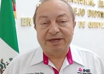 material electoral INE Chetumal