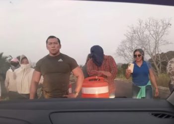 bloqueo carretera Ocum-Chetumal