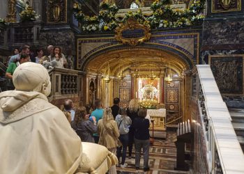 Casi listo, el sepulcro del papa Francisco en Santa María La Mayor