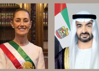 Relación bilateral México-Emiratos se fortalece tras llamada entre Sheinbaum y Bin Zayed
